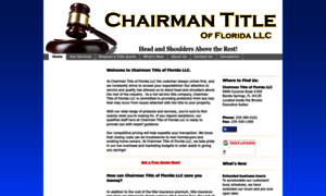 Chairmantitlefl.com thumbnail