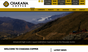 Chakanacopper.com thumbnail