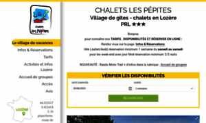 Chaletslespepites.fr thumbnail