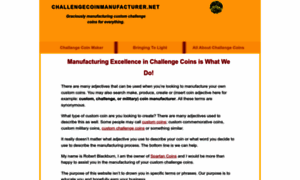 Challengecoinmanufacturer.net thumbnail