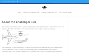 Challenger300charter.com thumbnail