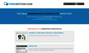 Chamberofnight.forumotion.com thumbnail