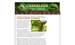 Chameleoncaremanual.com thumbnail