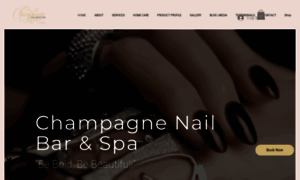Champagnenailbarandspa.com thumbnail