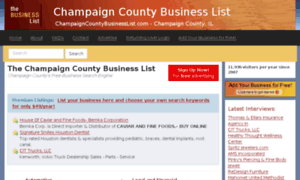 Champaigncountybusinesslist.com thumbnail