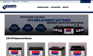 Champion-battery-sales.com thumbnail
