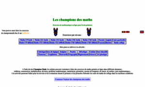 Championmath.free.fr thumbnail