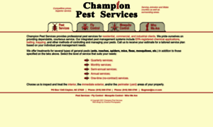 Championpestservices.com thumbnail