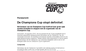 Championscup.nl thumbnail