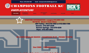 Championsfootballkc.org thumbnail