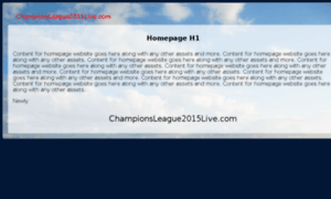 Championsleague2015live.com thumbnail