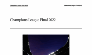 Championsleaguefinal.org thumbnail