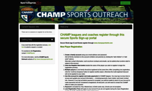 Champsportsinfo.sportssignup.com thumbnail