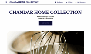Chandarhomecollection.business.site thumbnail