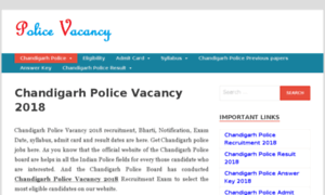 Chandigarh.policevacancy.in thumbnail