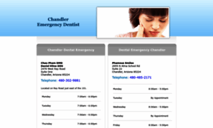 Chandleremergencydentist.com thumbnail