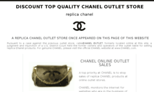 Chanelbagsoutletreplica.com thumbnail