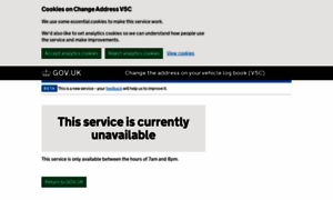 Change-address-v5c.service.gov.uk thumbnail