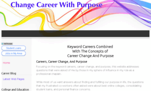 Change-career-with-purpose.com thumbnail