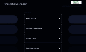 Channelsolutions.com thumbnail