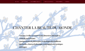 Chanterlabeautedumonde.org thumbnail