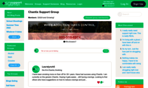 Chantix.supportgroups.com thumbnail