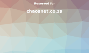 Chaosnet.co.za thumbnail