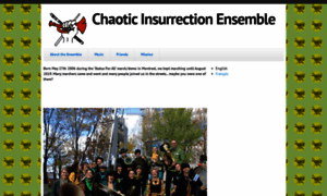 Chaoticinsurrectionensemble.org thumbnail