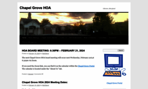 Chapelgrovehoa.org thumbnail