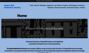 Chapelhillhistoricalsociety.org thumbnail