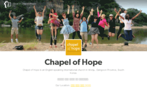 Chapelofhope.kr thumbnail