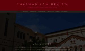 Chapmanlawreview.com thumbnail