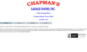 Chapmansgaragedoor.com thumbnail