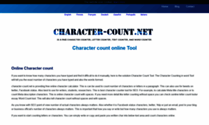 Character-count.net thumbnail