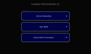 Charactercounter.cc thumbnail