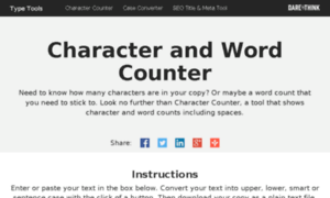 Charactercounter.co.uk thumbnail