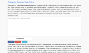 Charactercounter.net thumbnail