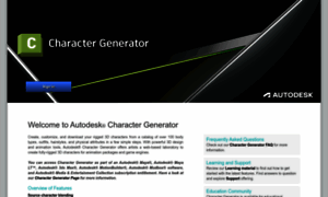 Charactergenerator.autodesk.com thumbnail
