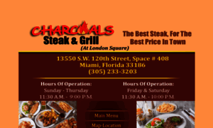 Charcoalssteakgrill.com thumbnail