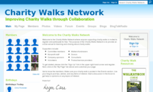 Charitywalks.ning.com thumbnail