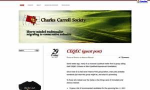 Charlescarrollsociety.com thumbnail