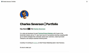 Charlesseverson.com thumbnail