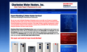 Charlestonwaterheaters.com thumbnail