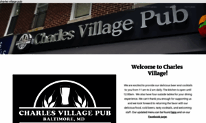 Charlesvillagepubbaltimore.com thumbnail