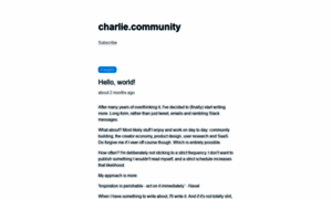Charlie.community thumbnail
