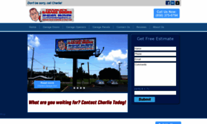 Charliesgaragedoors.com thumbnail