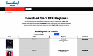 Charlixcx.download-ringtone.com thumbnail