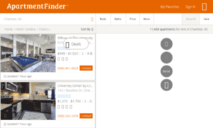 Charlotte.apartmentfinder.com thumbnail