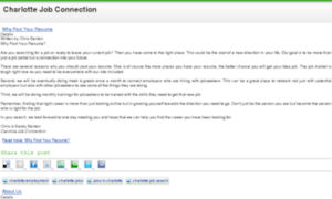 Charlottejobconnection.com thumbnail