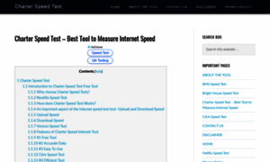 Charterspeedtest.co thumbnail